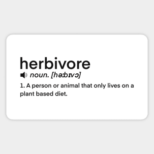 Dictionary Definition word- Herbivore Magnet